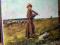 Kopia obrazu Chełmońskiego"Pastuszek"