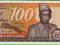 ZAIR 100 Zaires 1985 P29b UNC E-J Mobutu