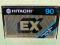 kaseta magnetofonowa hitachi EX c90 chrome '81-'87