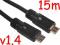 Kabel 15m HDMI -HDMI v 1.4 FullHD 3D Ethernet Łódź