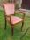 TAPICEROWANY  FOTEL  W STYLU CHIPPENDALE