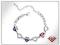 ZJAWISKOWA BRANSOLETKA ZAWIESZKA SWAROVSKI