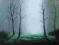 Obraz "MISTY FOREST" 40/30