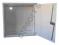 SZAFKA STALOWA PEŁNA 500x500x250mm (zamek) biała