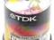 DVD+R TDK 4.7GB 16X DO NADRUKU CAKE 100SZT