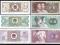 BANKNOTY CHINY 1980 r. KOMPLET UNC /260-YY/