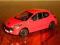 B BURAGO PEUGEOT 207 CZERWONY 1:43 F-RA I INNE