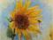 słonecznik z pszczółkami