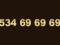 ZŁOTY NUMER_______ 534 69 69 69 ______OKAZJA FV23%