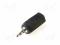 Redukcja gniazdo 2,5mm Jack stereo-wtyk 3,5mm ster