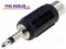 Redukcja wtyk Jack 3,5mm/gniazdo RCA CINCH pojed.