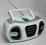Radioodtwarzacz Boombox CD MP3 USB SD RADIO Zegar