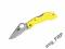 Nóż Spyderco LYLS3 LadyBug Salt Yellow Spyderedge