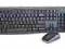 Bezprzewodowa klawiatura + mysz z odbiornikiem USB