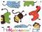 Tkanina MINKY ZOO 76x100cm # F 2924a