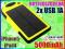 Ładowarka SOLARNA POWER BANK 5000mAh 2xUSB iPhone5