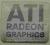 Naklejka Ati Radeon Graphics Black 15x13mm (283)