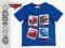 T-shirt AUTA CARS ORYGINALNY niebieski 116