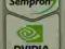 Naklejka AMD SEMPRON NVIDIA 18x44mm (25)