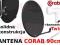 Antena 90cm Corab ciemna + konwerter Twin Inverto