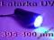 LATARKA UV LAMPA 9 MOCNYCH LED 395nm SUPER EFEKT