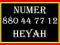 ZŁOTY NUMER PLATYNOWY --880 44 77 12--HEYAH F.VAT