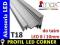 Profil aluminiowy narożny CORNER 2m/ taśma LED RGB