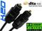 KABEL OPTYCZNY T-T TOSLINK Black Line AUDIO 0,5m