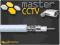 Przewód RG59 1m biały masterCCTV CU wewnętrzny