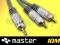 Kabel MASTER mały Jack 3,5st - 2RCA chinch 10M FV