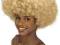 PERUKA Afro blond JIMMY Hipis Loki Lata 70te, XL