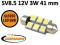 SV8.5 12V 3W BIAŁY LED RURKA 41mm 6x5050 SMD LED