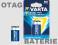 10x MOCNE BATERIE ALKALICZNE VARTA 9V 6F22 6LR61