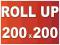 ROLL UP ROLLUP ŚCIANKA 200x200 1440DPI 24H BANER!