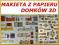 Makiety domków 3d do decoupage przestrzennego