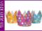 Korony Urodzinowe 6 szt. kropki czapeczki korona