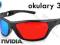 OKULARY 3D RED CYAN ANAGLIFY 3D NVIDIA CINEMA