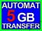 Transfer Chomikuj 5 GB | Automat 24/7 | #5D !