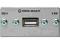 Panel USB Oehlbach Pozłacane gniazdo USB INOX