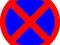 Znak Drogowy B 600mm zakaz zatrzymywania postoju