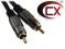 KABEL 2xRCA - 2xRCA Cinch CX RR2005 Hi Line 0,5m