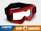 GOGLE OKULARY NARCIARSKIE UNIWERSALNE RED #10