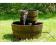 Fontanna ogrodowa beczki drewniane - 44 cm