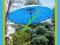 PARASOL orientalny REGULOWANY 2,5m NIEBIESKI