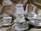 Serwis espresso biała porcelana Bogucice lata 50te