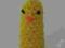 Pacynka na palec kurczak crochet puppet finger