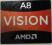 Oryginał Amd Vision A8 19.5x16.5mm (393)