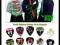 GREEN DAY Guitar Picks + Autografy DISPLAY A4