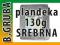 GRUBA MOCNA Plandeka 10x15m PLANDEKI 130g SREBRNA