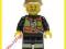 Lego Ludzik Strażak Złoty Hełm (cty345)
